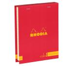 Coffret Rhodia coloR (3 blocs agrafés coloR ligné + 2 crayons) - Framboise