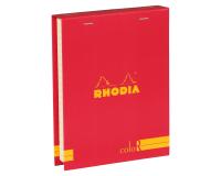 Coffret Rhodia coloR (3 blocs agrafés coloR ligné + 2 crayons) - Framboise