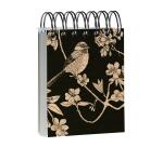 Le cerisier blanc, Bloc reliure intégrale en-tête 9x11 cm, 160 feuilles, uni, ass.