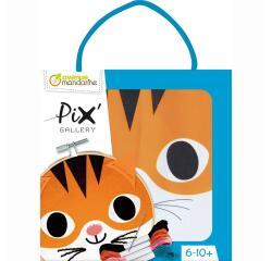 Pix Gallery, Tambourin Chat - Orange
