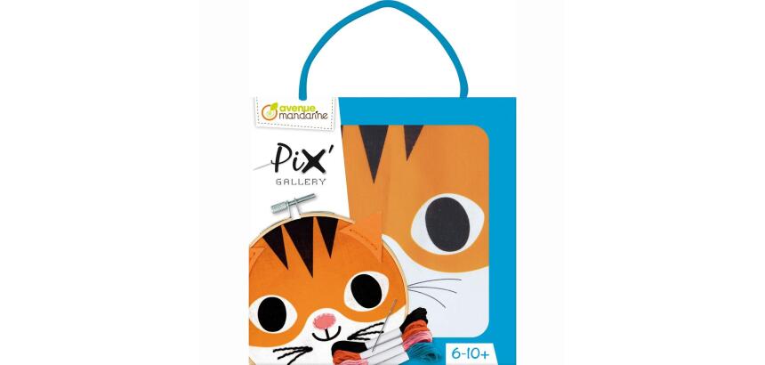 Pix Gallery, Tambourin Chat - Orange