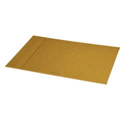 Rhodiarama sous-main rigide simili cuir italien 60x40 cm - Or