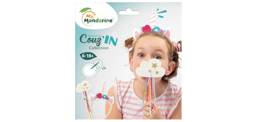 Kit déguisement à coudre, Licorne - Bleu