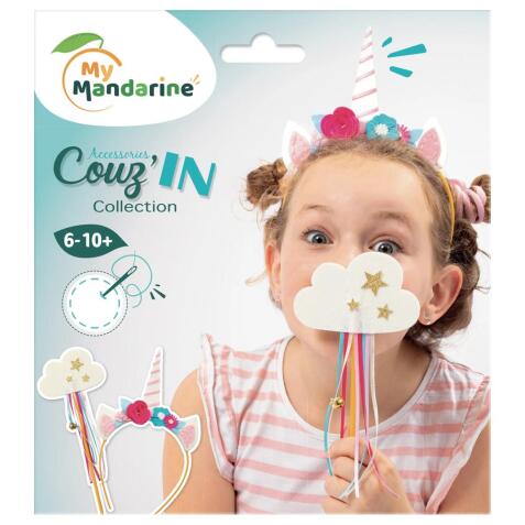 Kit déguisement à coudre, Licorne - Bleu