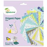 Origami Paper Flowers, 20 x 20 cm, 60F, 70g - Multicolore