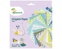 Origami Paper Flowers, 20 x 20 cm, 60F, 70g - Multicolore