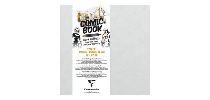 Layout double-face carnet cousu collé 32F 22x22cm 220g