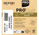 Manteles individuales de papel kraft 30x40 cm - Marrón kraft