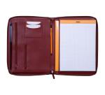 Rhodiarama grand conférencier pour bloc ou carnet format A4 - Lie de vin