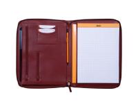 Rhodiarama grand conférencier pour bloc ou carnet format A4 - Lie de vin