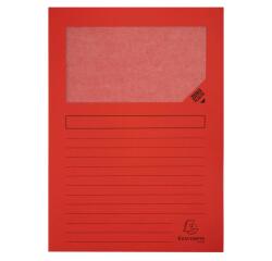 Paquet de 25 chemises à fenêtre Forever 130g/m2 - 22x31cm - Rouge