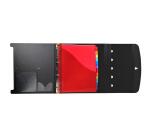 Intercalaires avec pochette polypropylène 12 positions - A4 maxi - Couleurs assorties