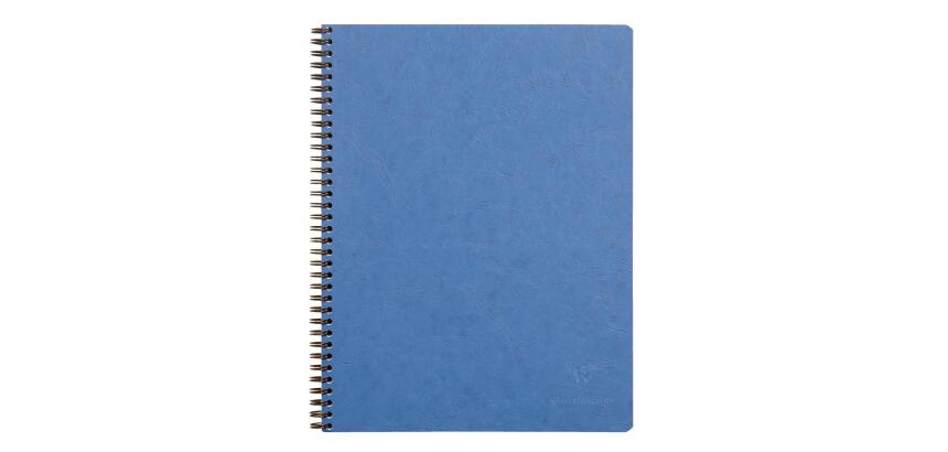 Carnet reliure intégrale Age Bag A4+ 160 pages détachables perforé 4 trous petits carreaux - Bleu