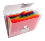 Clasificador/maletín Exacompta 13 compartimentos en polipropileno Crystal - 33x25cm