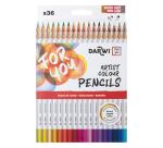 Darwi For You 36 crayons de couleur Beaux-Arts - Assortiment