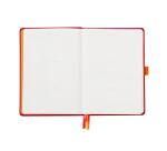 Rhodiarama Goalbook rembordé rigide A5 240 pages dot papier blanc 90g - Coquelicot