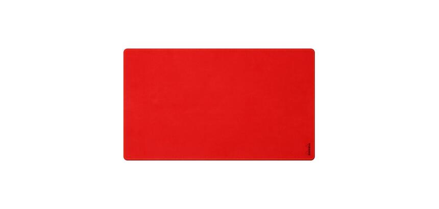 Rhodiarama sous-main souple M (80x40 cm) simili cuir italien - étui kraft - Coquelicot