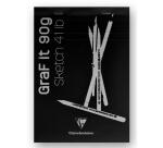 GraF'it bloc agrafé 80F A6 90g - Noir