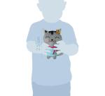 Little Couz'In, Tina le chat - Gris