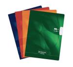 Clairefontaine Laminated Stapled Notebook Varnished UV, Squared, Ligne 8000, 24x32cm, 48 Sheets, 90g - Assortment