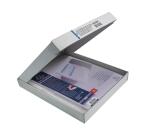 Sachet de 2 pochettes adhésives à soufflet - PP Haute Qualité 20/100e - A4 - Cristal