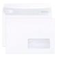 Boite de 500 Enveloppes Blanches C5-162x229mm - Auto-Adhésives - 80g/m2 -Fenêtre Papier Cristal 45x100 (position 20/20) - Blanc