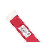 PAPIER CRÉPON, Sachet de 1 feuille pliée 75% au format 2,50x0,50m - Saumon