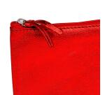 CUIRISÉ - Trousse plate 11x22 cm - Rouge