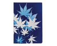 Cyanotype, Carnet cousu fil A6 10,5x14,8 cm, 64 pages, ligné, ass.