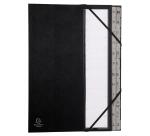 Trieur rigide Ordonator alphabétique dos extensible 24 compartiments A à Z - Noir