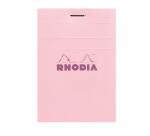 Bloc agrafé Rhodia Couleurs Rose N°11 A7 7,4 x 10,5 - Rose