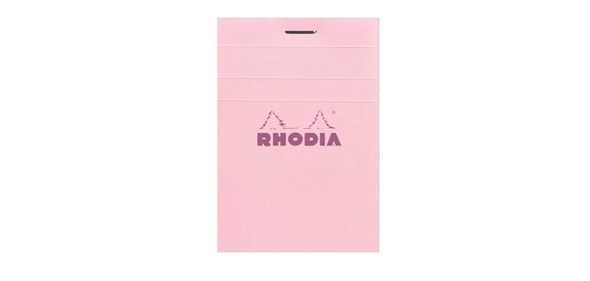 Bloc agrafé Rhodia Couleurs Rose N°11 A7 7,4 x 10,5 - Rose