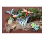 KIT ORIGAMI, Pochette de 60 feuilles 70g/m2 3 formats - Décor Insectes - Multicolore