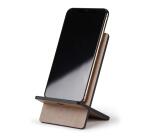 Rhodiarama support pour téléphone mobile simili cuir italien 13x8x8,5 cm - Taupe