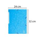 Chemise à élastiques Maxi Capacity, A4, turquoise