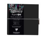 PaintON Noir carnet cousu 32F 19x19cm 250g - Noir