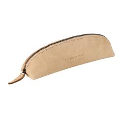 Flying Spirit trousse en cuir Triangulaire 18x4x4cm - Beige