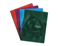 Cahier brochure souple dos toilé 7000 24x32 cm 288 pages grands carreaux 70 g - Assortis