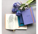 Rhodiarama carnet souple A5 160 pages dot papier ivoire 90g fermeture élastique - Iris