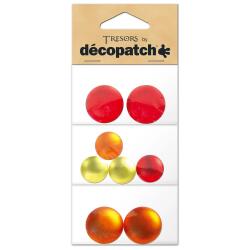 Sachet ronds rouge/orange* - Rouge