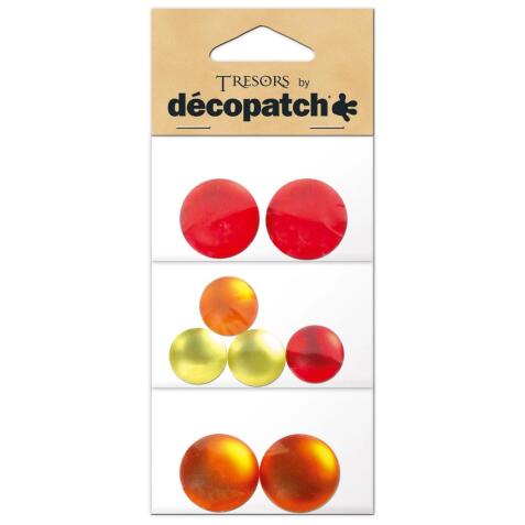 Sachet ronds rouge/orange* - Rouge