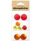 Sachet ronds rouge/orange* - Rouge