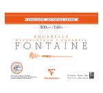 Fontaine bloc collé 4 côtés 20F 23x31cm 300g grain satiné