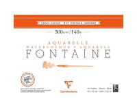 Fontaine bloc collé 4 côtés 20F 23x31cm 300g grain satiné