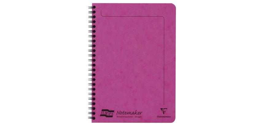 Notemaker Europa cahier reliure intégrale A5 120 pages détachables ligné