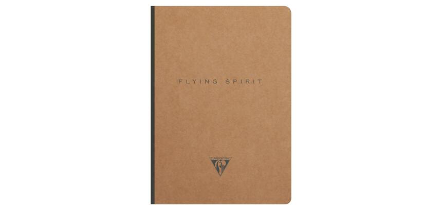 Flying Spirit carnet brochure cousue A5 192 pages ligné motifs assortis papier ivoire 90g - Kraft