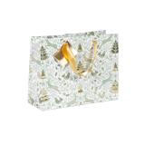 Dans les bois, sac shopping 32x13x24,5cm - Vert