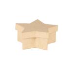 Mini boite étoile 7x7x3 cm - Kraft