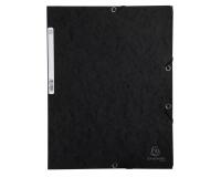 Chemise 3 rabats à élastiques carte lustrée 400g/m2 - A4