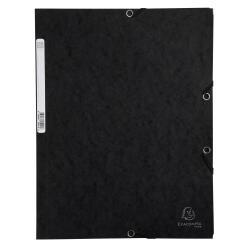 Chemise 3 rabats à élastiques carte lustrée 400g/m2 - A4
